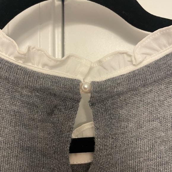 Tahari Gray Merino Wool Sweater Dress - Picture 7 of 9